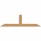 Ekena Millwork Portland Smooth Timber Gable Bracket, Western Red Cedar, 84"W x 24"H x 3 1/2"D x 5 1/2"F, 7/12 Pitch GBW084X24X0406POR00SWR - alternate 1